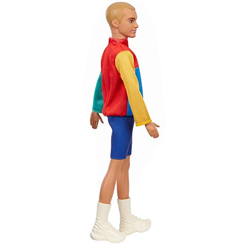 Barbie Ken Fashionistas Doll #163, Slender with Sculpted Blonde Hair