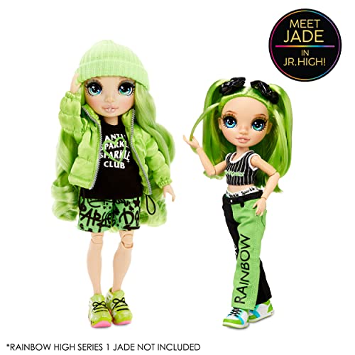 Rainbow High Jr High Jade Hunter - 9-inch Green Fashion Doll