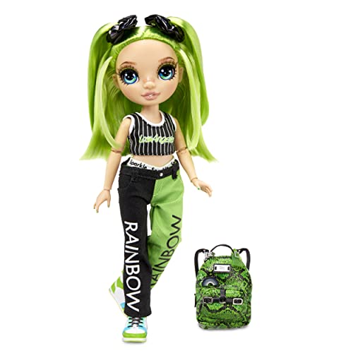 Rainbow High Jr High Jade Hunter - 9-inch Green Fashion Doll
