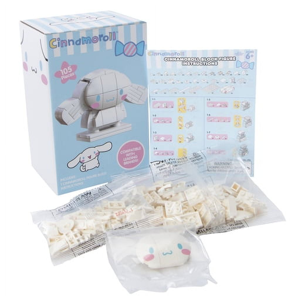 Sanrio Hello Kitty Cinnamoroll Block Figure Build Set - 106 Pieces
