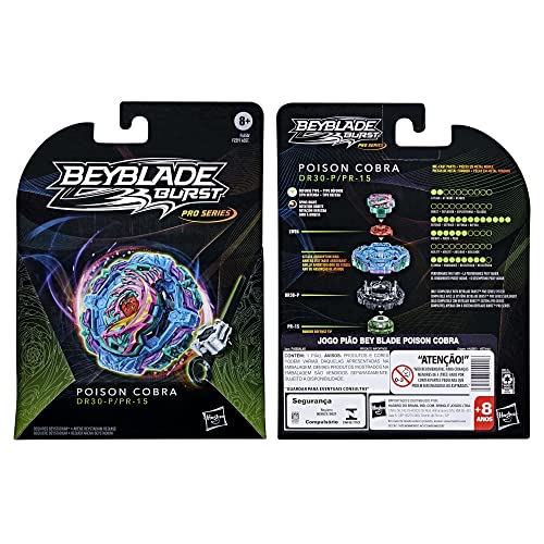 Beyblade Burst Pro Series Poison Cobra Spinning Top Starter Pack