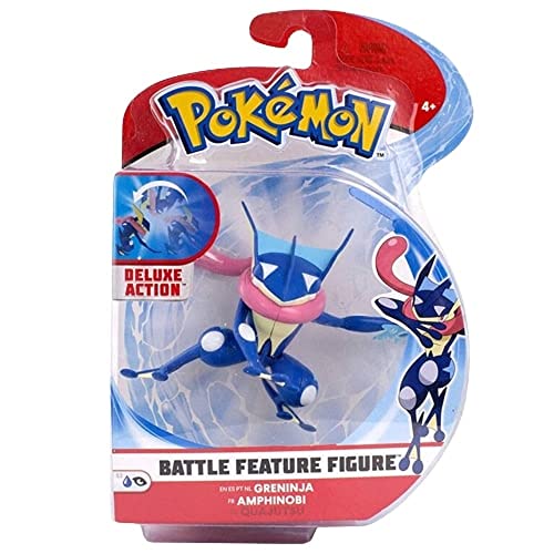 Pokemon 4.5" Battle Feature Figure - Greninja, Blue