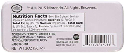 Gum & Mints Nintendo Power Mints Display, Peppermint Candy, 2 oz