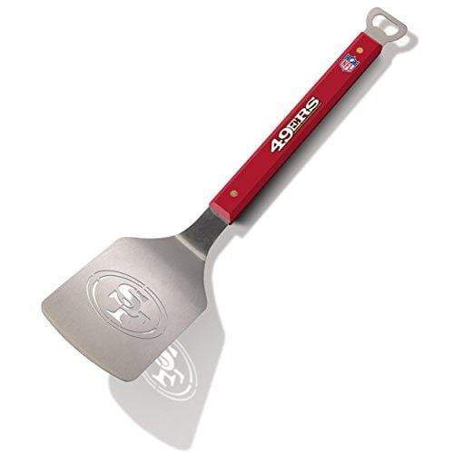 Home & Kitchen San Francisco 49ers YouTheFan NFL 18" Stainless Steel Sportula (Spatula) with Bottle Opener | Choose Team 810689027263
