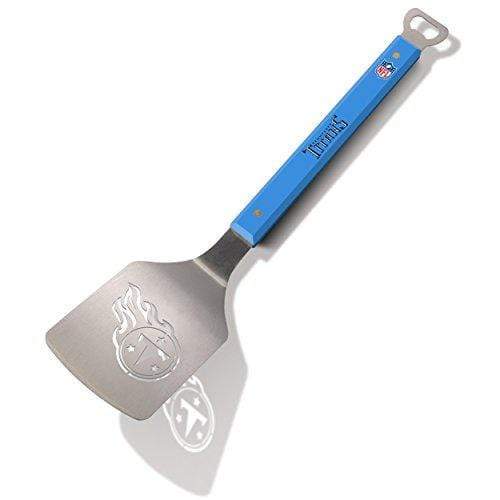Home & Kitchen Tennessee Titans YouTheFan NFL 18" Stainless Steel Sportula (Spatula) with Bottle Opener | Choose Team 810689027348