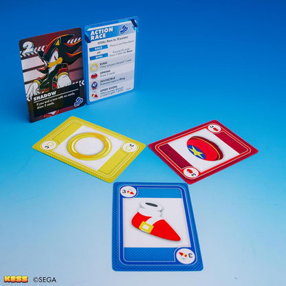 Sonic Speed Battle - The Super Sonic Card Game, 1 Deck-3 Games, 2-4 Players