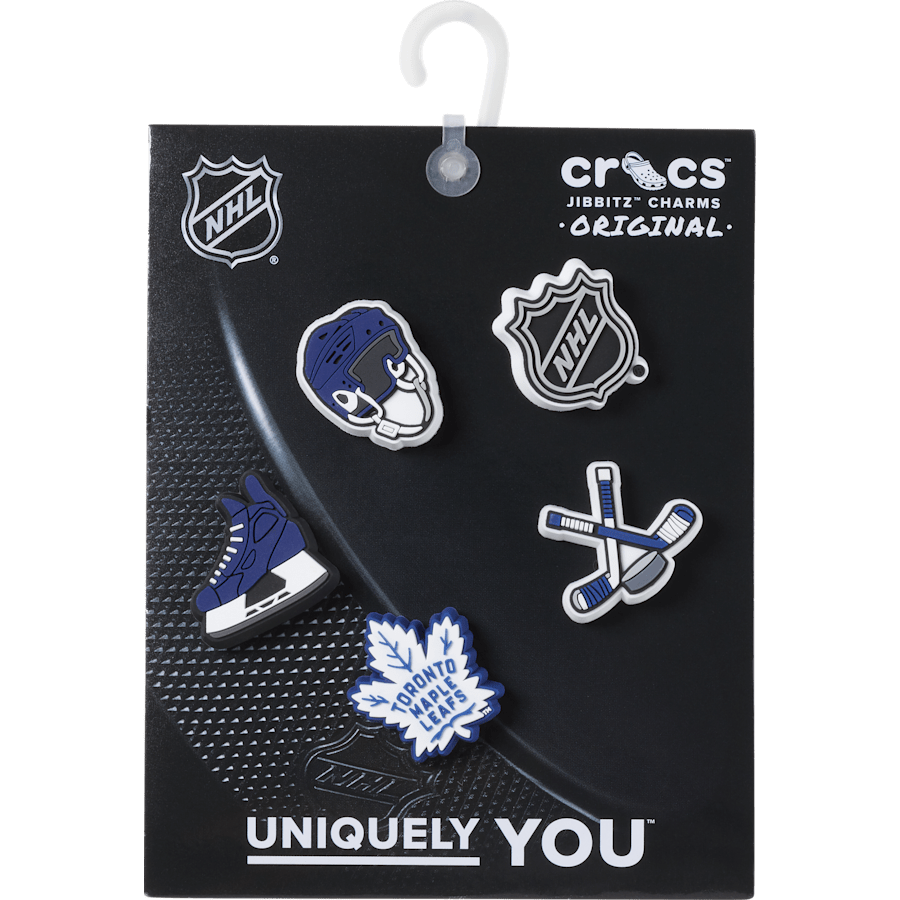 Crocs Jibbitz NHL Toronto Maple Leafs 5-Pack Shoe Charms | Jibbitz for Crocs