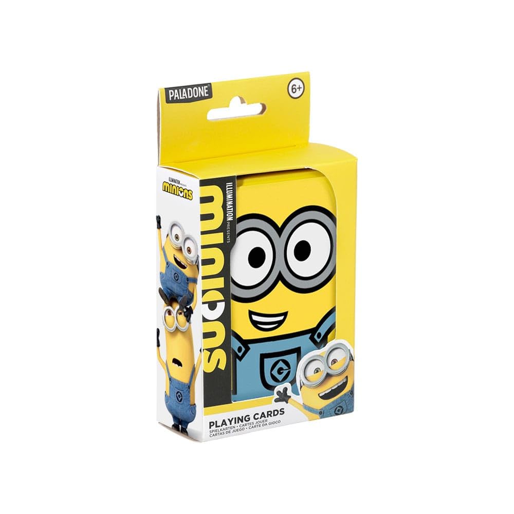 Paladone Minions Illustrated Playing Cards - Despicable Me Classic Card Game in Collectible Tin