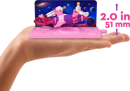 BarbieLand Toy Vehicle Playset with 1.5-inch Dolls and Rocket Inspired by Barbie The Movie