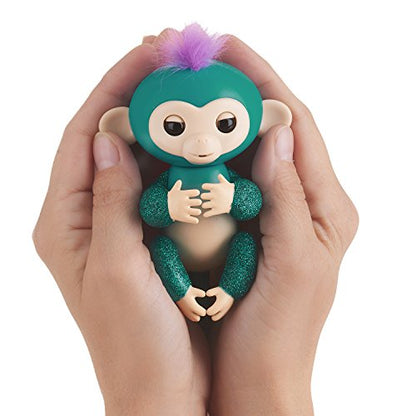 Fingerlings Interactive Glitter Monkey - Quincy - By WowWee