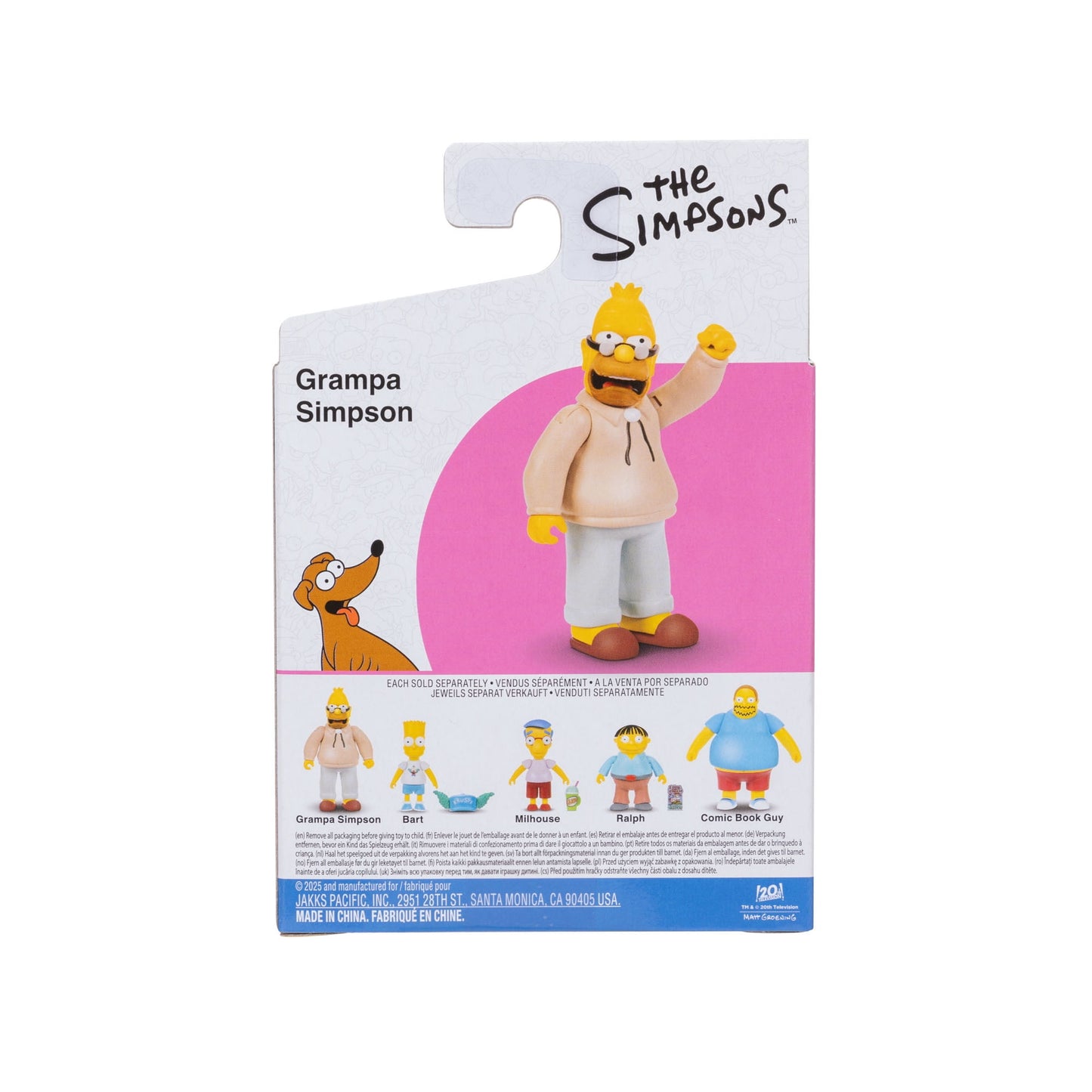 The Simpsons 2.5-inch Grampa Simpson Collectible Action Figure