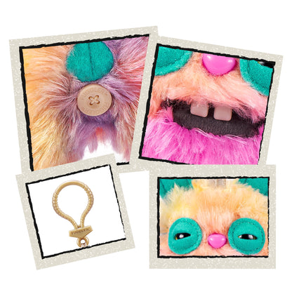 Fuggler Plush Clip-On Keyring - Rabid Rabbit