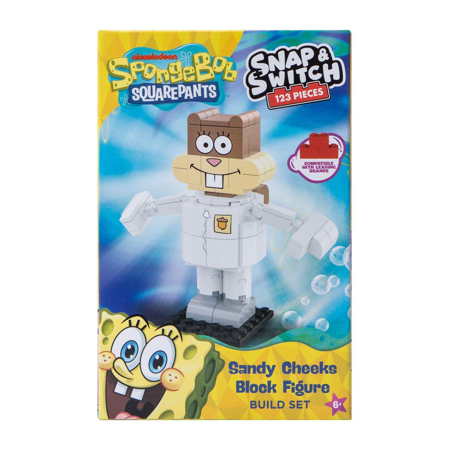 Well Played Toys SpongeBob SquarePants Snap & Switch Sandy Cheeks Build Set