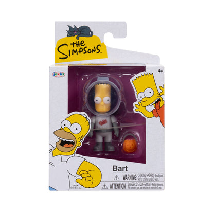 JAKKS Pacific The Simpsons Astronaut Bart Collectible 2.5-Inch Action Figure