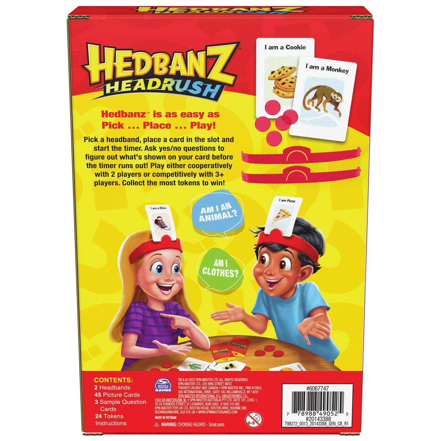 Hedbanz Headrush Picture Guessing Game