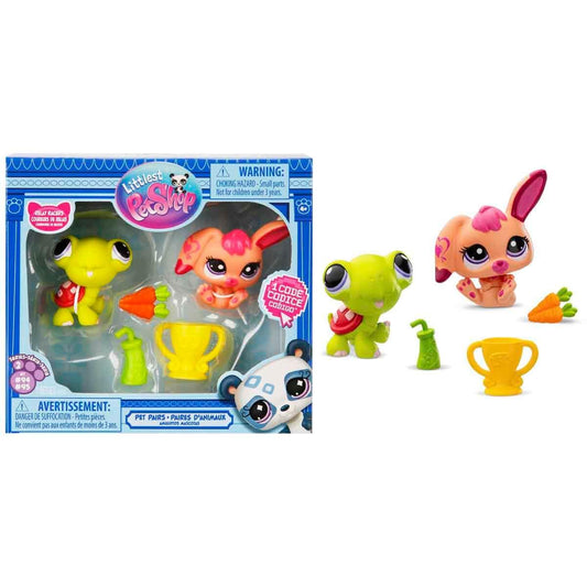 Littlest Pet Shop 2-Pack Series 2 Tortoise and Rabbit Pet Pairs