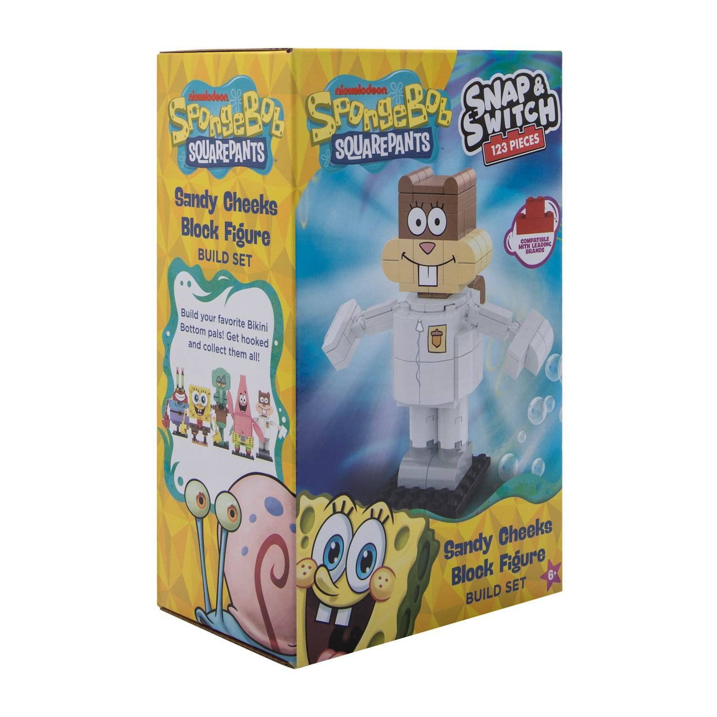Well Played Toys SpongeBob SquarePants Snap & Switch Sandy Cheeks Build Set