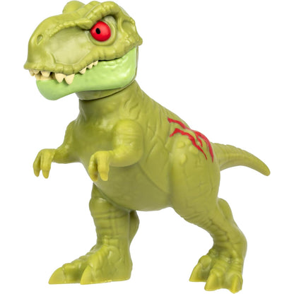 Heroes of Goo Jit Zu Jurassic World Rebirth Dino Rampage Tyrannosaurus Rex, Super Squishy and Stretchy