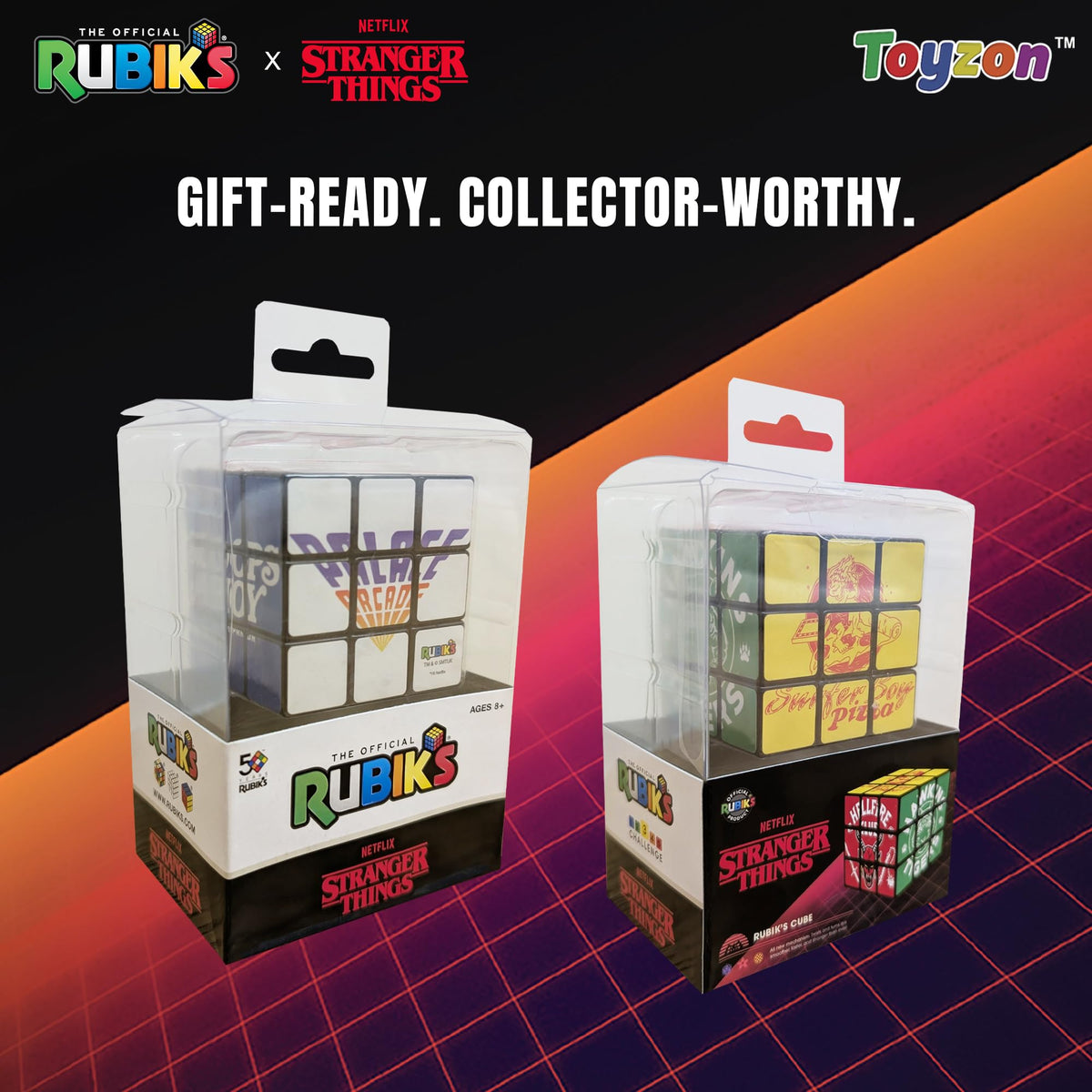 Stranger Things Themed Rubik's Cube 3x3 Speed Cube