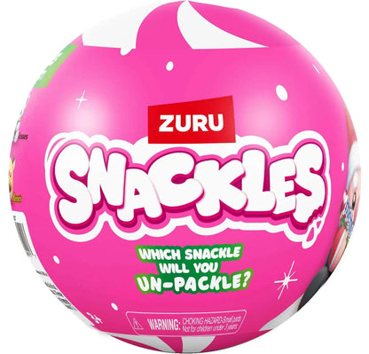 ZURU Snackles Christmas Mystery Pack with 5 Surprises (1 Random Plush)