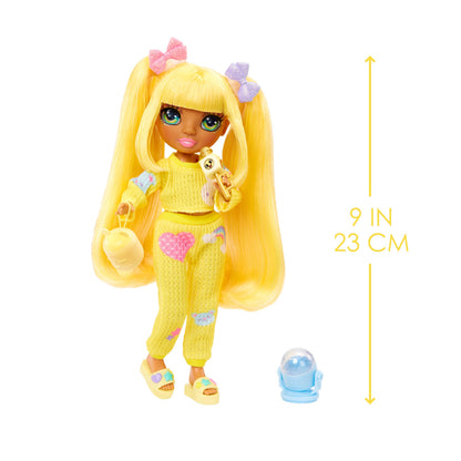 Rainbow High Jr High PJ Party - Sunny, Yellow 9-inch Posable Blonde Fashion Doll