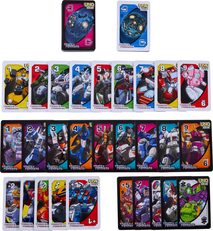 Mattel Games UNO Flip Transformers Card Game