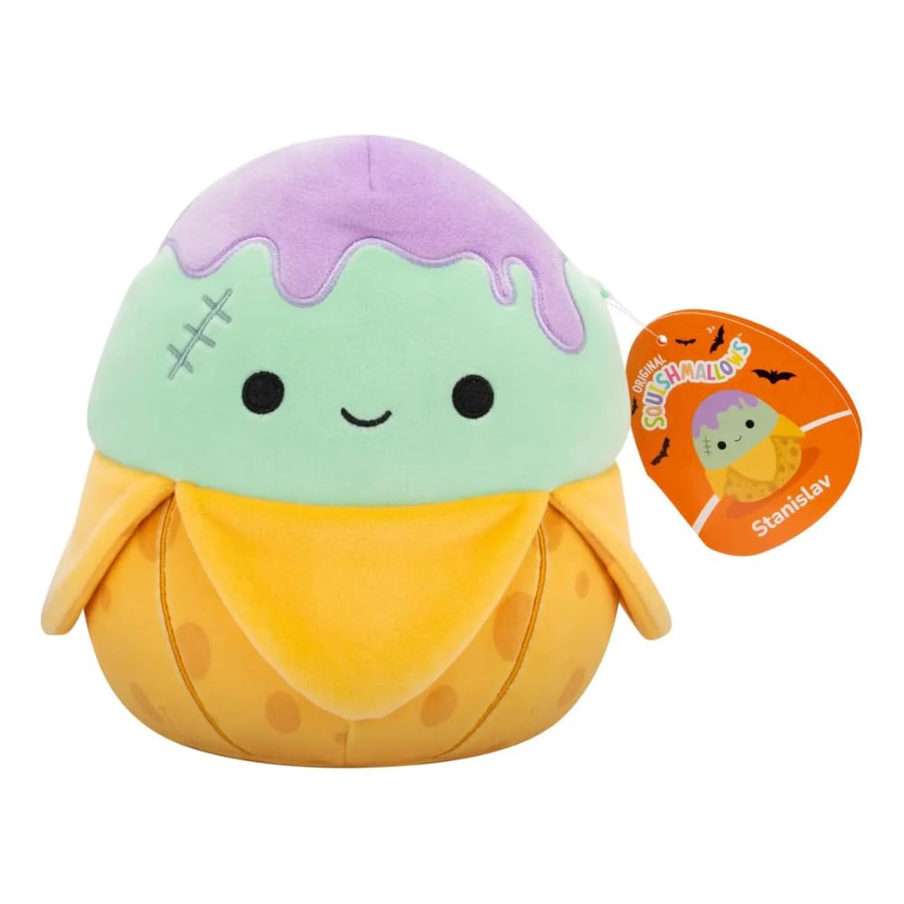 Squishmallows Original 7.5" Halloween Stanislav the Teal Monster Banana
