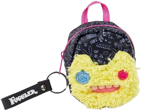 Fuggler Mini Backpack Keyring with Bonus Mini Stationery, Yellow