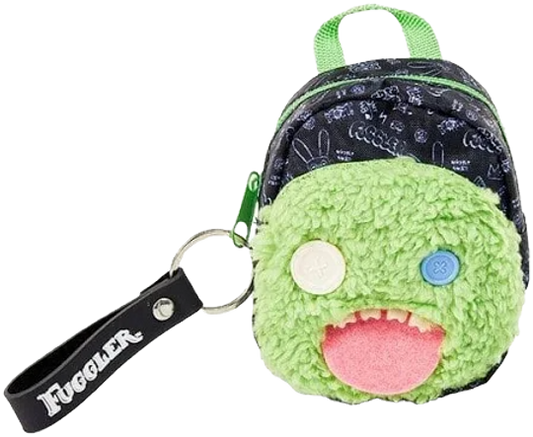 Fuggler Mini Backpack Keyring with Bonus Mini Stationery, Green
