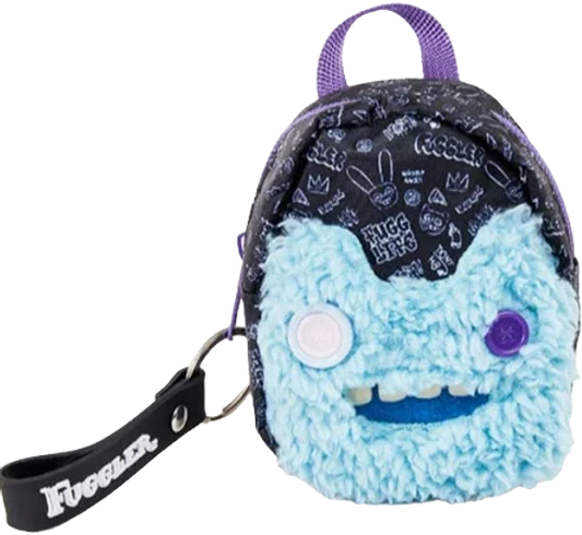 Fuggler Mini Backpack Keyring with Bonus Mini Stationery, Blue