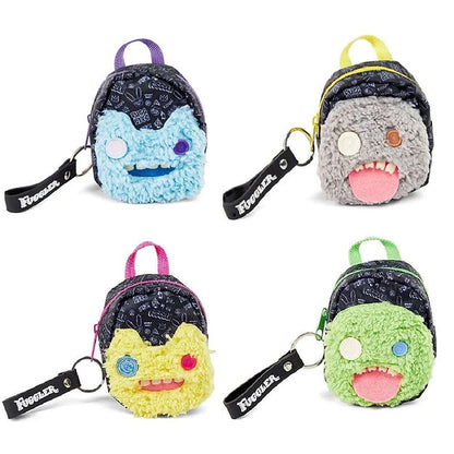 Fuggler Mini Backpack Keyring with Bonus Mini Stationery, Yellow