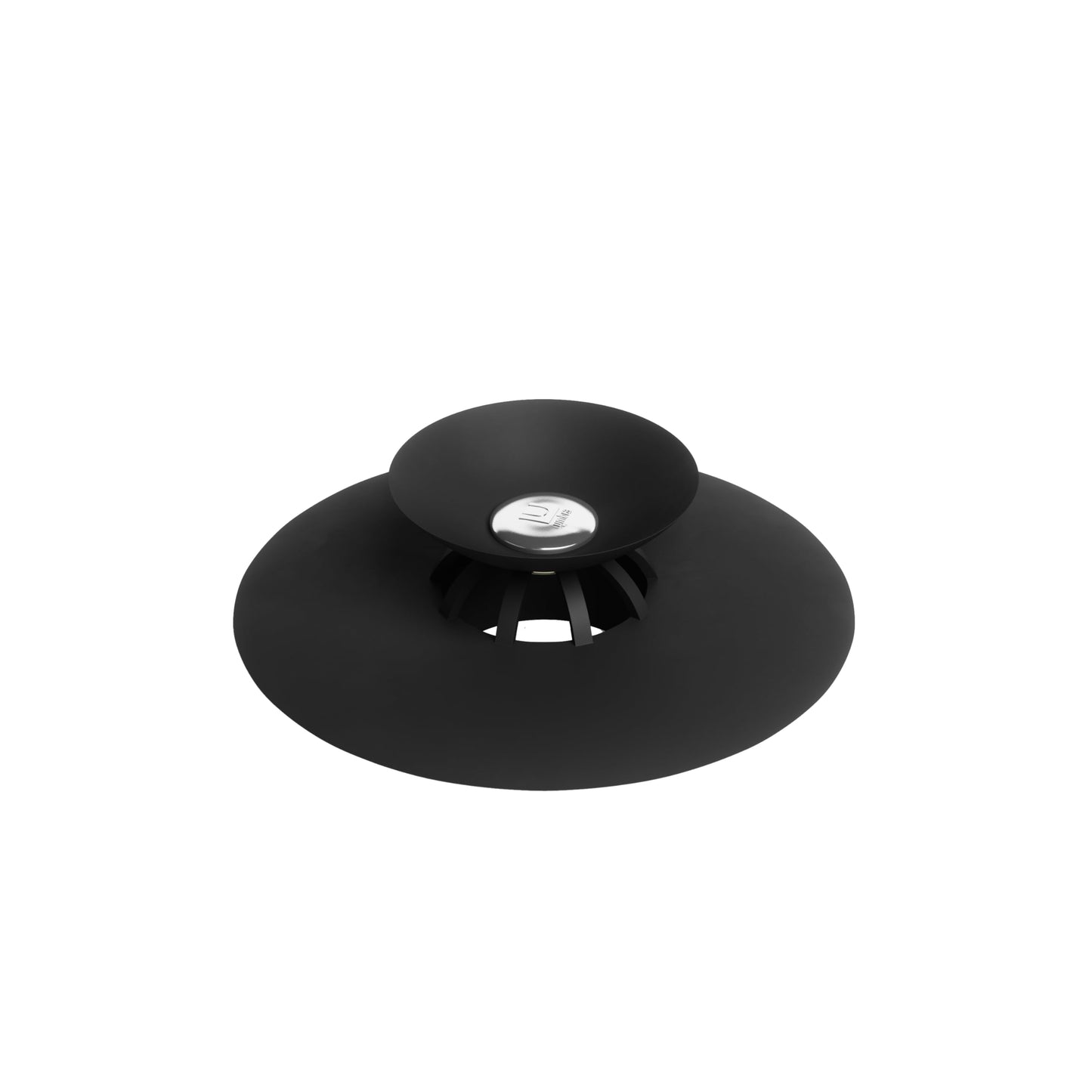 Umbra Flex Drain Stop Hair Catcher, Black