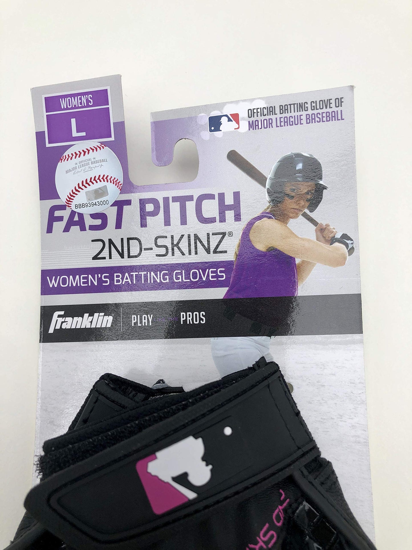 Franklin Sports Womens Large Softball Fast Pitch 2nd Skinz Batting Gloves