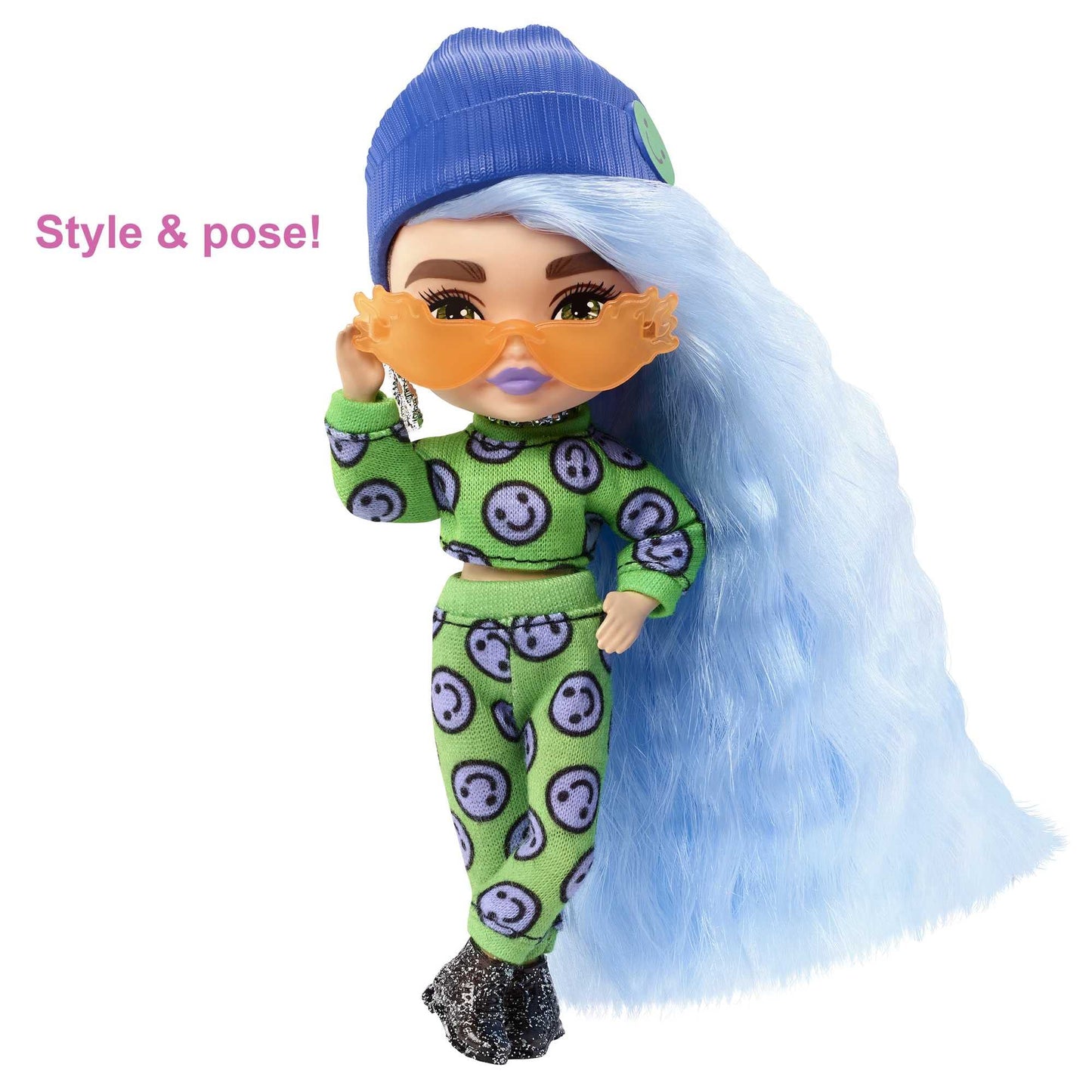 Barbie Extra Minis Fashion Doll with Stand & Accessories