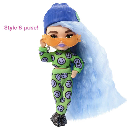 Barbie Extra Minis Fashion Doll with Stand & Accessories