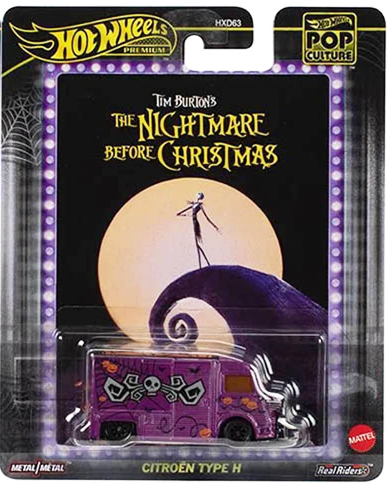 Hot Wheels Die-Cast The Nightmare Before Christmas Premium 1:64 Toy Vehicle
