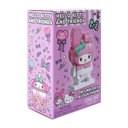 Sanrio Hello Kitty My Melody Block Figure Build Kit - 131 Pieces