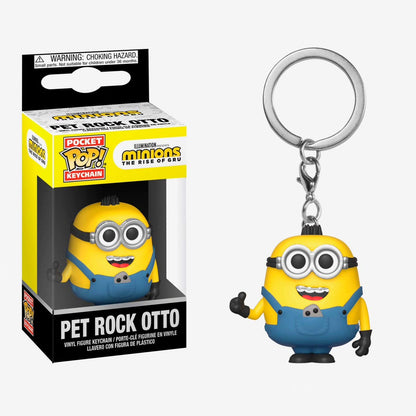 Funko Pop! Keychain: Minions: The Rise of Gru - Pet Rock Otto