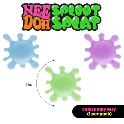 Schylling NeeDoh SplootSplat 3pc Blue, Purple, Green Full Set