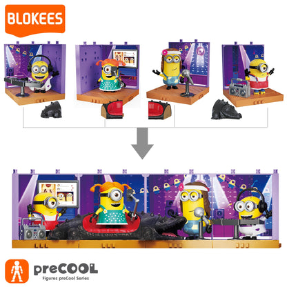 BLOKEES | preCOOL Minions Series 2 Celebration Party 4-Pack Build Set