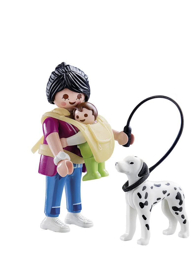 Playmobil Mama with Baby and Dog