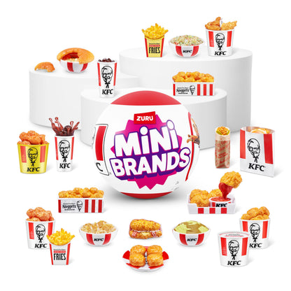 Mini Brands KFC® Series 1 Mystery Capsule by ZURU Real Miniature KFC® Brand Collectible Toy