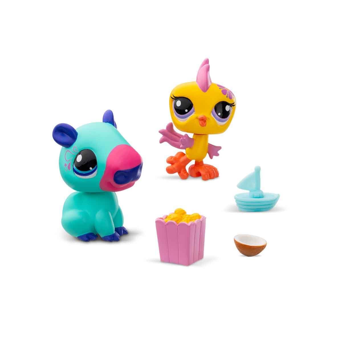 Littlest Pet Shop Minis 2-Pack Series 2 Capibara and Yellow Bird Pet Pairs