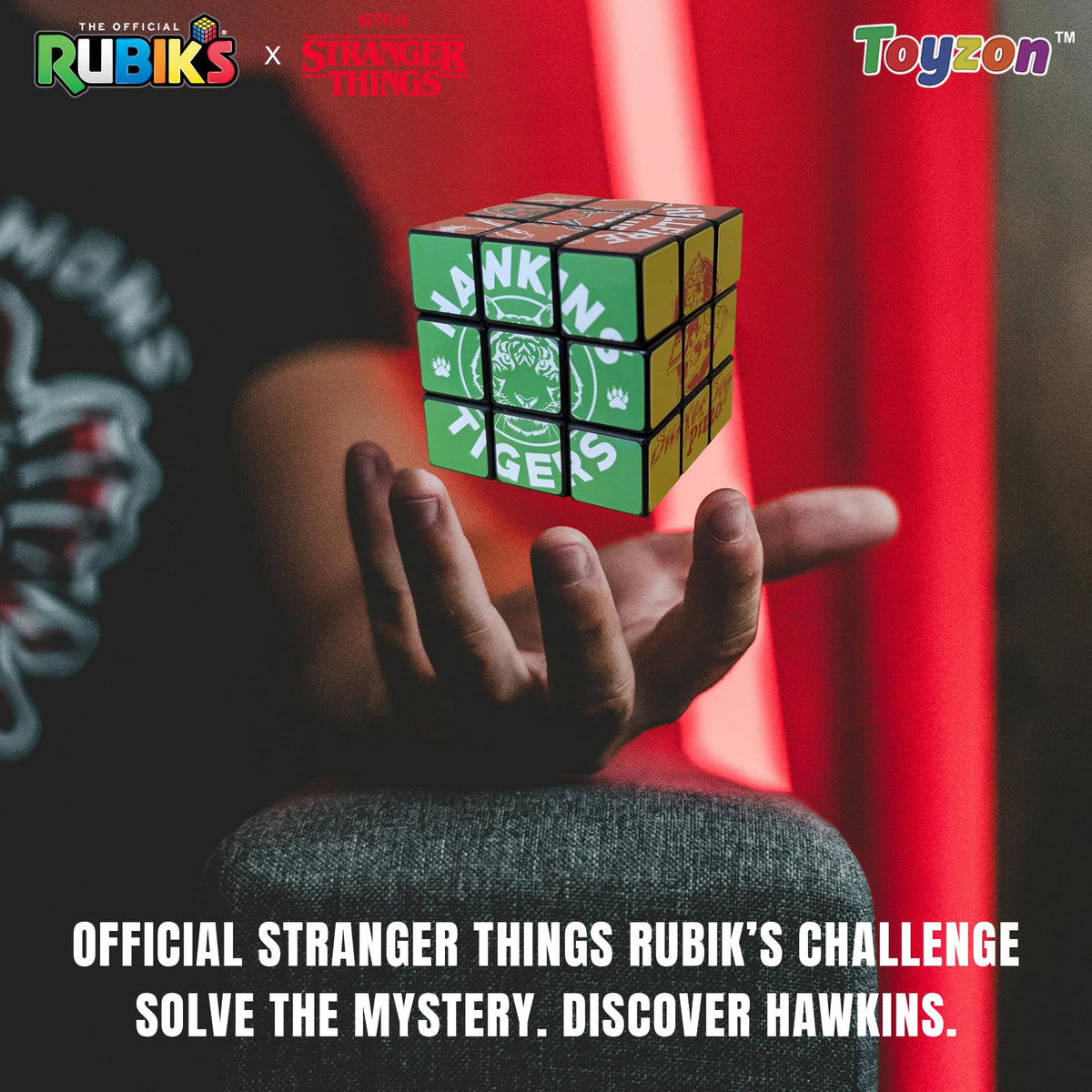 Stranger Things Themed Rubik's Cube 3x3 Speed Cube