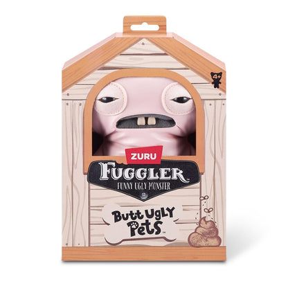 ZURU Fuggler Butt Ugly Pets 9-inch Uncladimir Tootin Hairless Rat Plush Toy