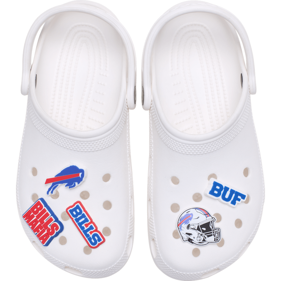 Crocs Jibbitz NFL Buffalo Bills 5-Pack Shoe Charms | Jibbitz for Crocs