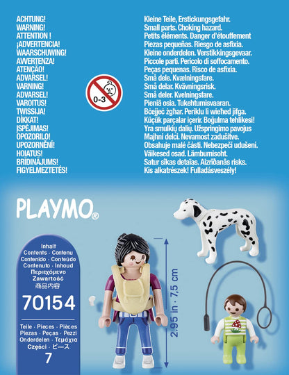 Playmobil Mama with Baby and Dog