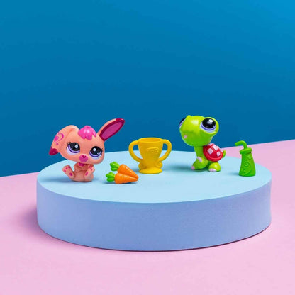 Littlest Pet Shop 2-Pack Series 2 Tortoise and Rabbit Pet Pairs