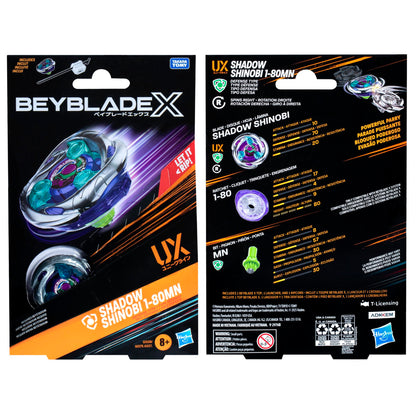 Beyblade X Shadow Shinobi 1-80MN UX Starter Pack Set