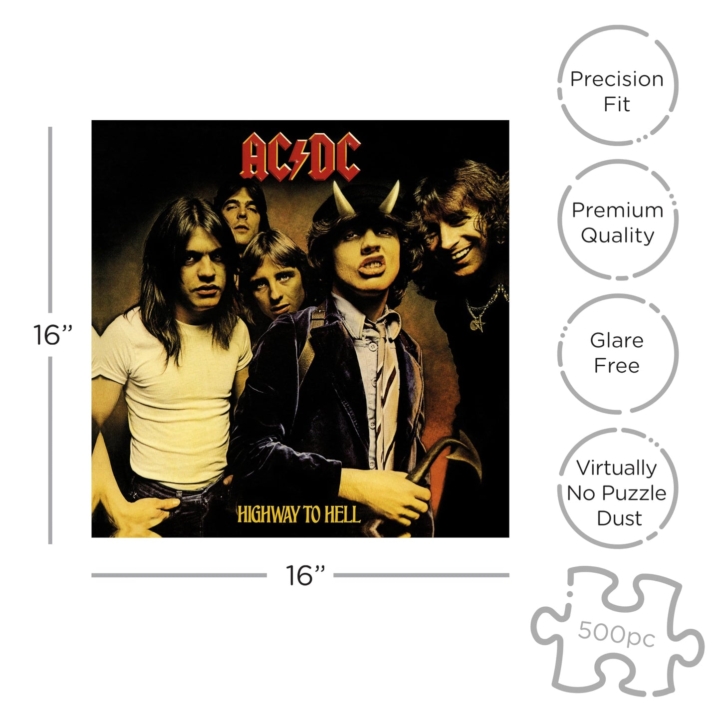 AC/DC Highway to Hell (500 Piece Jigsaw Puzzle)